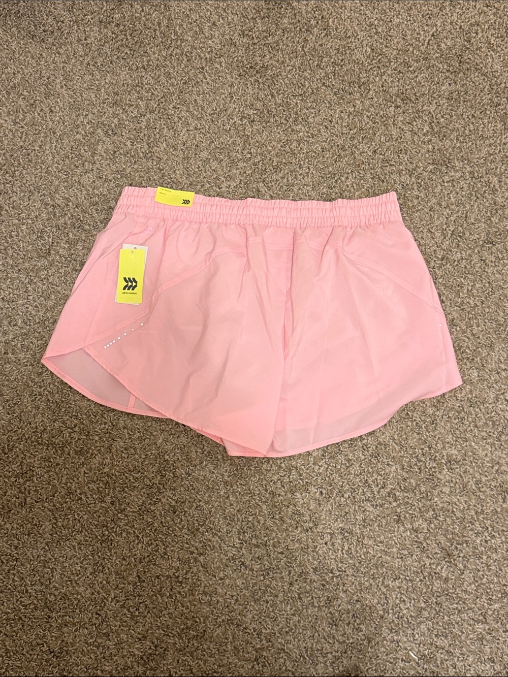 all in motion Pink Women's Workout Gym Lightweight Running Girly Athletic Shorts